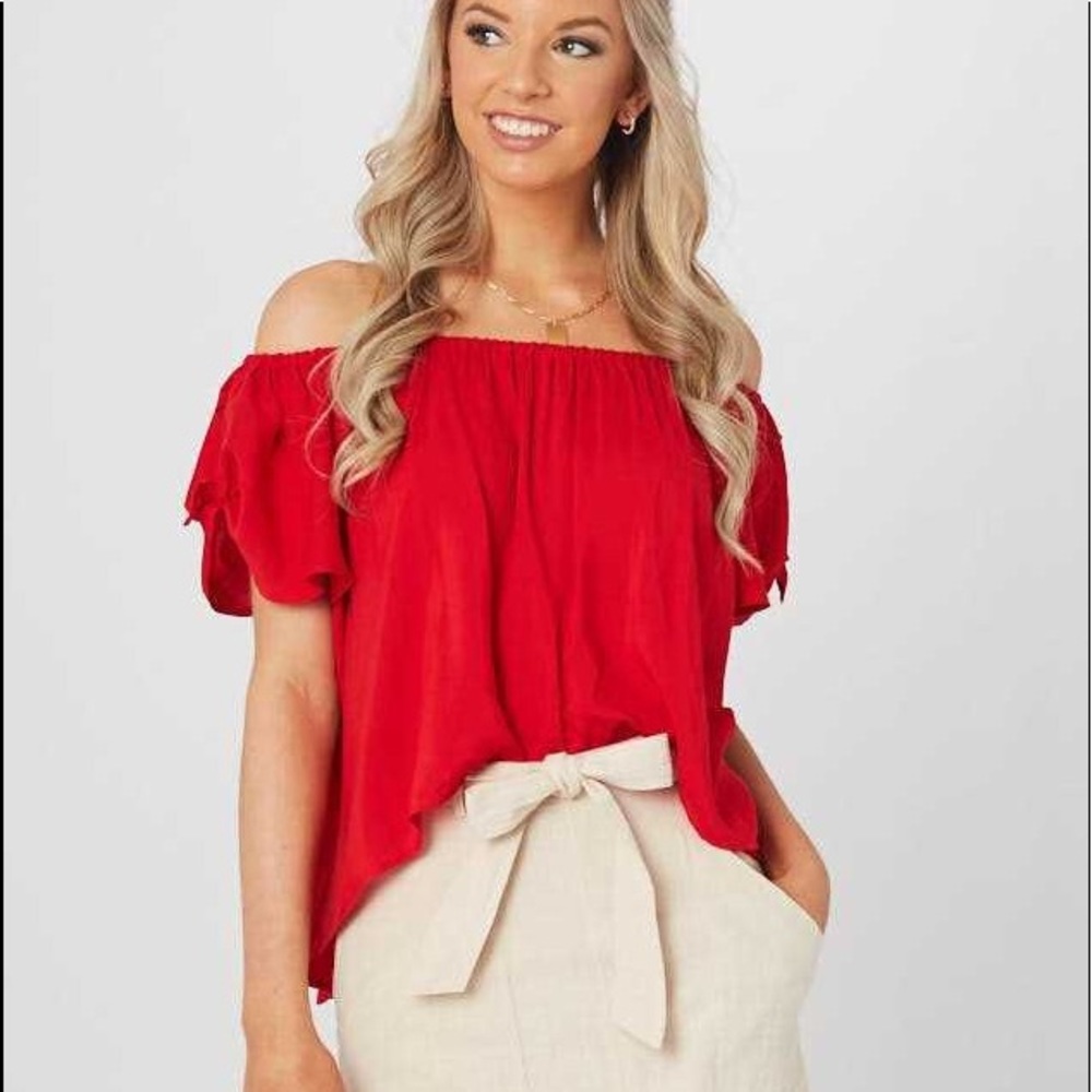 Altar'd State off the sholder top